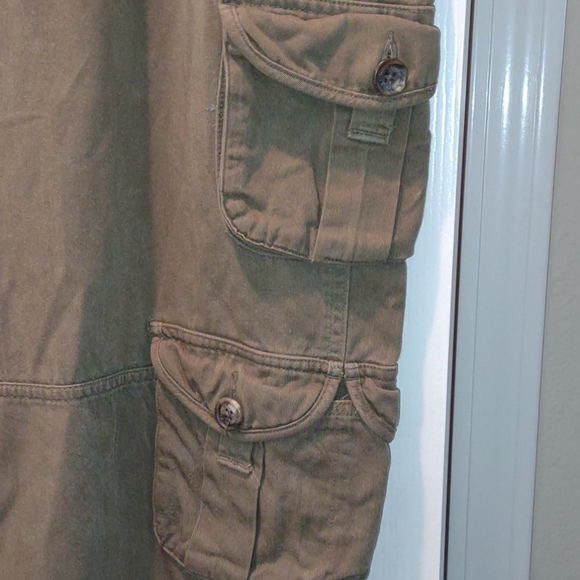 Ralph Lauren 16 Khaki Green Cargo Capris - Picture 4 of 9